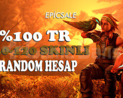 100TR 30-120 GARANTİ SKİNLİ VİP HESAPLAR!