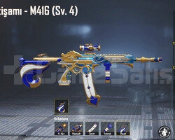 M416 4 SEVİYE + 7 YÜKSELTBLR + TEMİZ BAĞ