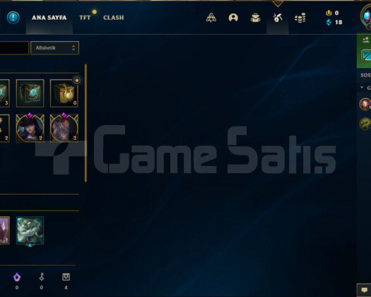 35 Kostüm 70 Şampiyon +17 LP Gold Hesap