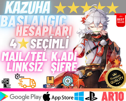 EU | AR10 Kazuha - Temiz Başlangıç Hesapları