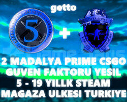2 MADALYA | PRIME CSGO | ARKADAS EKLEME ACIK
