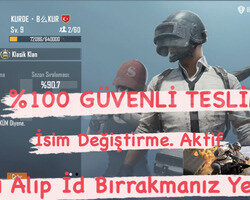 9.2 SV PUBG KLAN İSİM DEĞİŞTİRME AKTİF