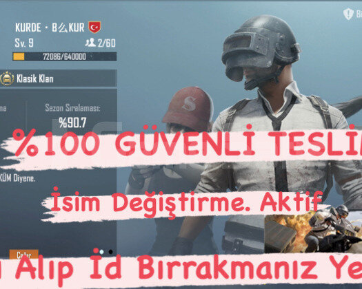 9.2 SV PUBG KLAN İSİM DEĞİŞTİRME AKTİF