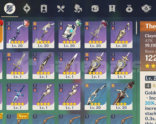 EU|AR20 Diluc + R4 Unforged + A. Simulacra + PJWS