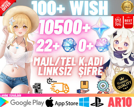 EU | AR10 100+ Wish - 10500 Primo 22+0 Fate