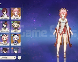 AR 41 Yae Miko + Qiqi + Kaguras Verity + Aqualia