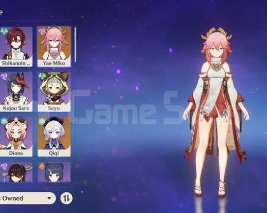 AR 41 Yae Miko + Qiqi + Kaguras Verity + Aqualia