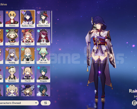 AR 44 C1 YOIMIYA, RAIDEN SHOGUN VE SKYWARD HARP