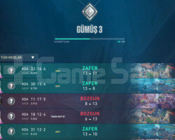 MAILLI COK YUKSEK MMR GUMUS 3 BU FIYATA IMKANSIZ