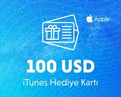 100 Usd iTunes Hediye Kartı