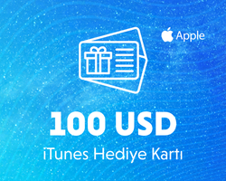 100 Usd iTunes Hediye Kartı