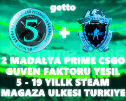 2 MADALYA | FULL PRİME CSGO | GÜVEN FAKTÖRÜ YEŞİL