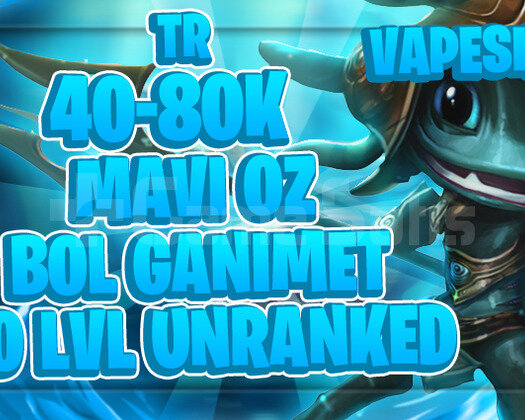 2 ADET TR +30 LEVEL 40-80K MAVİ ÖZ FRESH HESAP