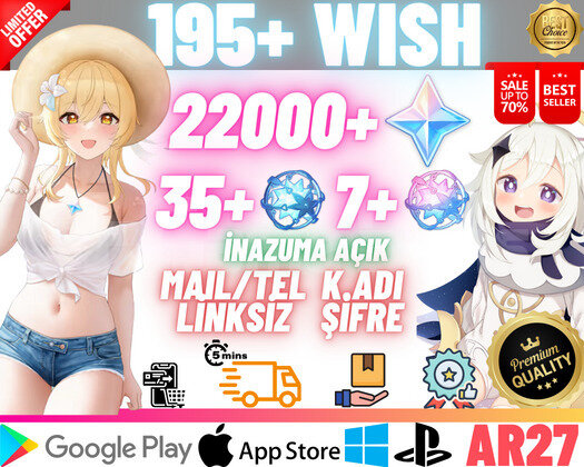 EU | AR27 195+ Wish - 22000 Primo 35+7 Fate