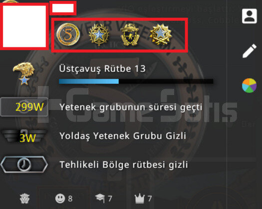 4 MADALYA 6 LEVEL FACEİT YEŞİL FAKTÖR TÜRK HESABI