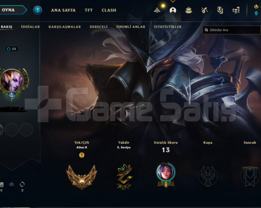 DIAMOND 1 MASTER ELO - 80 WR GOLD2 ACCOUNT