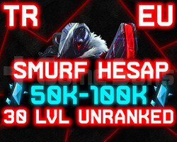 TR-EUW 50K-100K 30 LEVEL UNRANKED GARANTİLİ HESAP
