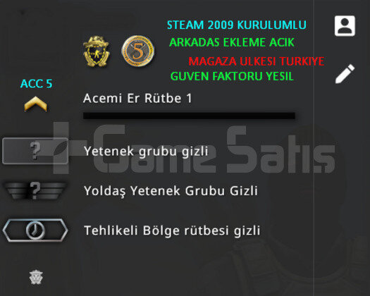 2 MADALYA | PRİME CSGO | MAGAZA TR | 2009 KURULUM