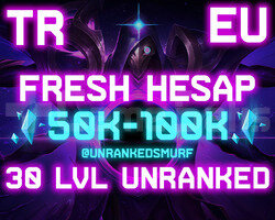 TR-EUW 50K-100K ÖZLÜ 30 LEVEL UNRANKED HESAPLAR