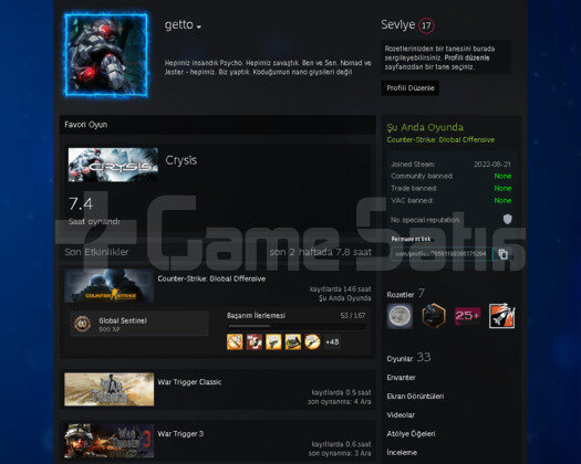 İLK MAİLLİ CSGO PRİME +1800 TL OYUNLU HESAP