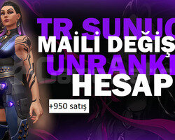 TR SUNUCU 2 ADET MAİL DEĞİŞEN UNRANKED HESAP