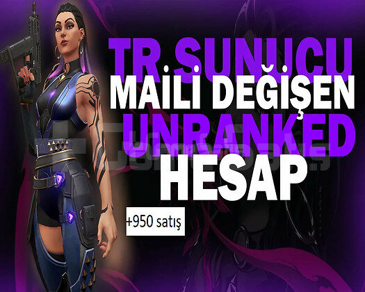 TR SUNUCU 2 ADET MAİL DEĞİŞEN UNRANKED HESAP