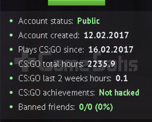 9 Madalya+Faceit 9 lvl+Yeşil Faktör+40 lvl Steam