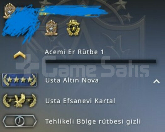 CSGO PRİME HESAP ÇOK UYGUNA 2 MADALYALI!!!