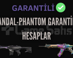 100TR VANDAL-PHANTOM GARANTİLİ HESAPLAR