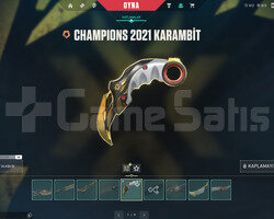 CHAMPİONS KARAMBİT VE VANDAL PLATİN TR HESAP