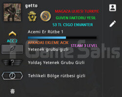 2 MADALYA | 53 TL ENVANTER | MAGAZA TR CSGO PRIME