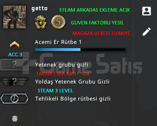 2 MADALYA | ARK EKLEME ACIK | MAGAZA TR CSGO PRIME