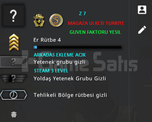 2 MADALYALI | TR MAGAZA | CSGO PRIME YESIL FAKTOR