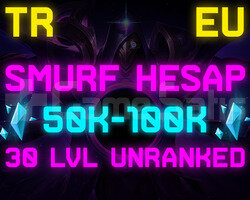 TR-EUW 50K-100K 30 LEVEL UNRANKED GARANTİLİ HESAP
