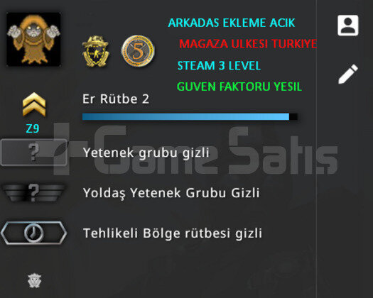 MAGAZA TR | CSGO PRIME 2 MADALYA | YESIL FAKTOR