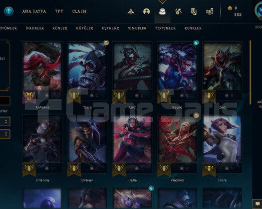 LoL kostümlü bronz hesap