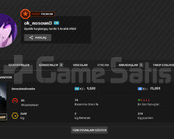 Faceit Premium+Faceit 10 LVL+ 2221 Elo TR Hesabı