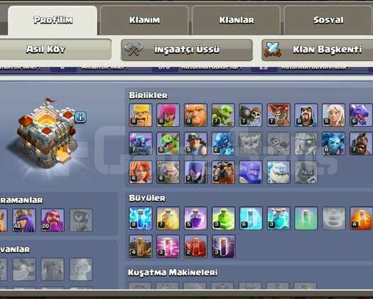 Clash Of Clans Emek Hesap