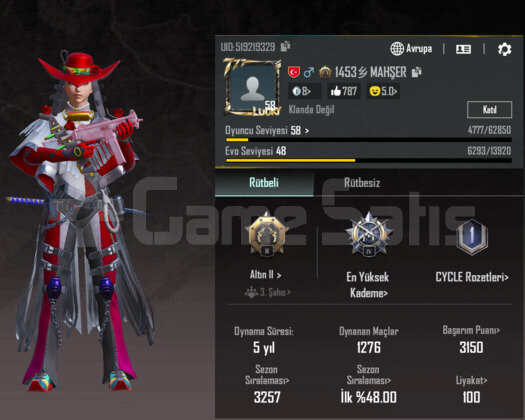 2. Sezon Pubg Mobile Hesabı