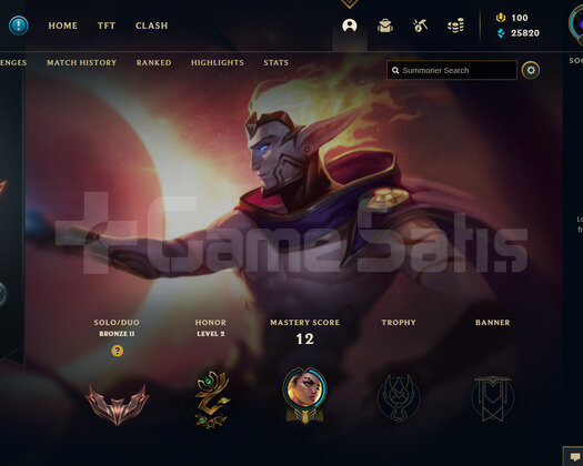 EUW Bronz 2 | 4 Kostüm - 25K Mö | LoL Hesap