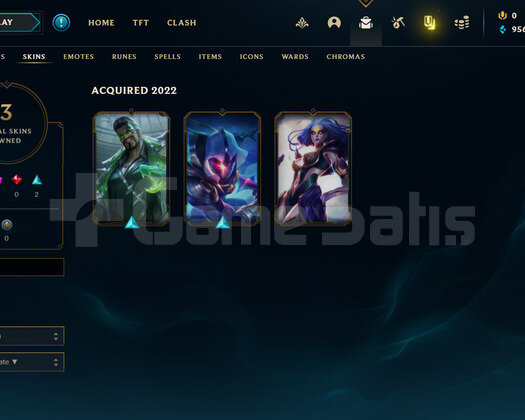 EUW Silver 4 | 3 Kostüm - 29 Hero | LoL Hesap