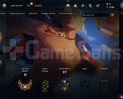 TR Gold 4 | 2 Kostüm - 27 Hero | LoL Hesap