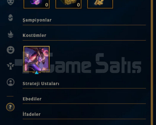 TR Gold 4 | 1 Kostüm - 24 Hero | LoL Hesap
