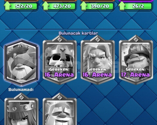 CLASH ROYAL HESABI GÜZEL HESAP 3 4 KART YOK