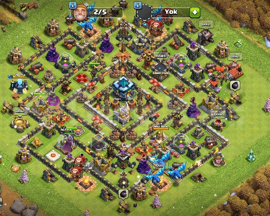 COC İDSİZ  TH13 YENİ BAŞLAYANLARA UYGUN HSP