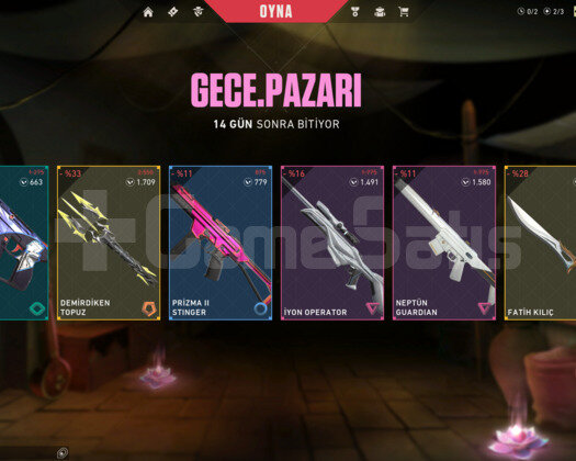 Platin 2 hesap skinsiz