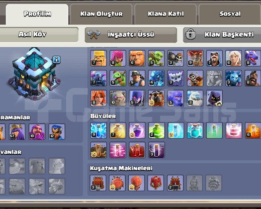 COC PASS AÇIK HERO HARİC TAMAMEN MAX TH13