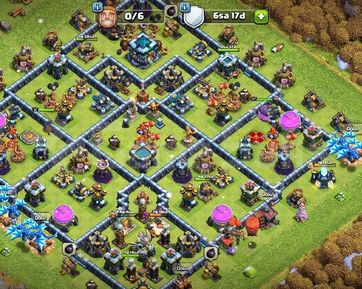 COC PASS AÇIK HERO HARİC TAMAMEN MAX TH13