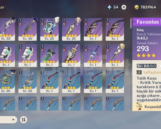AR 39 Yelan + Raiden + Avare + Mona + Jean Skin