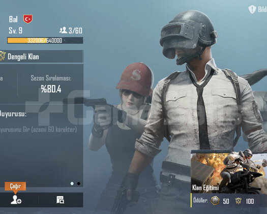 PUBG 9.5 SV KLAN İSİM DEĞİŞTİRME AÇIK